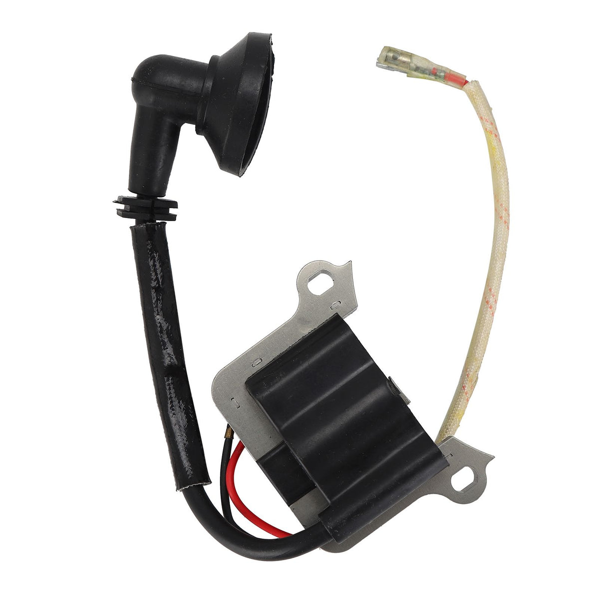 Lawn Mower Ignition Coil Plastic Case Manganese Steel Silicone Ignition Coil Fit for 43CC 52CC CG430 CG520