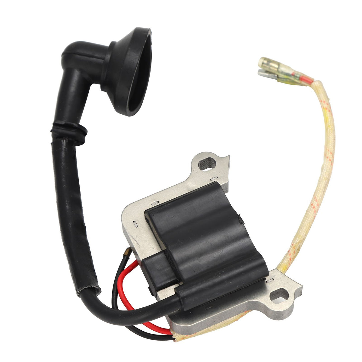 Lawn Mower Ignition Coil Plastic Case Manganese Steel Silicone Ignition Coil Fit for 43CC 52CC CG430 CG520
