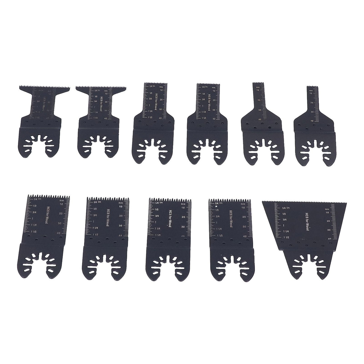 11PCS Oscillating Multitool Blade Quick Release Universal Saw Blade Woodworking Blade Oscillating Tool Blade