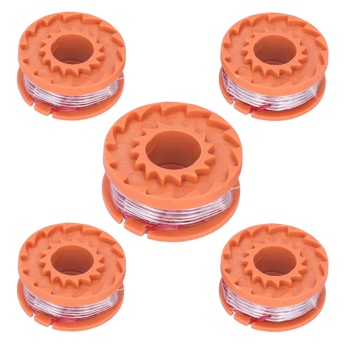 5PCS Lawn Mower Line Spool Replacement Fit for WORX WG150E WG151E WG154E WG155E WG157E WG160E WG163E