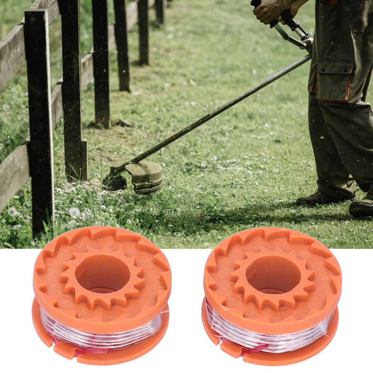5PCS Lawn Mower Line Spool Replacement Fit for WORX WG150E WG151E WG154E WG155E WG157E WG160E WG163E