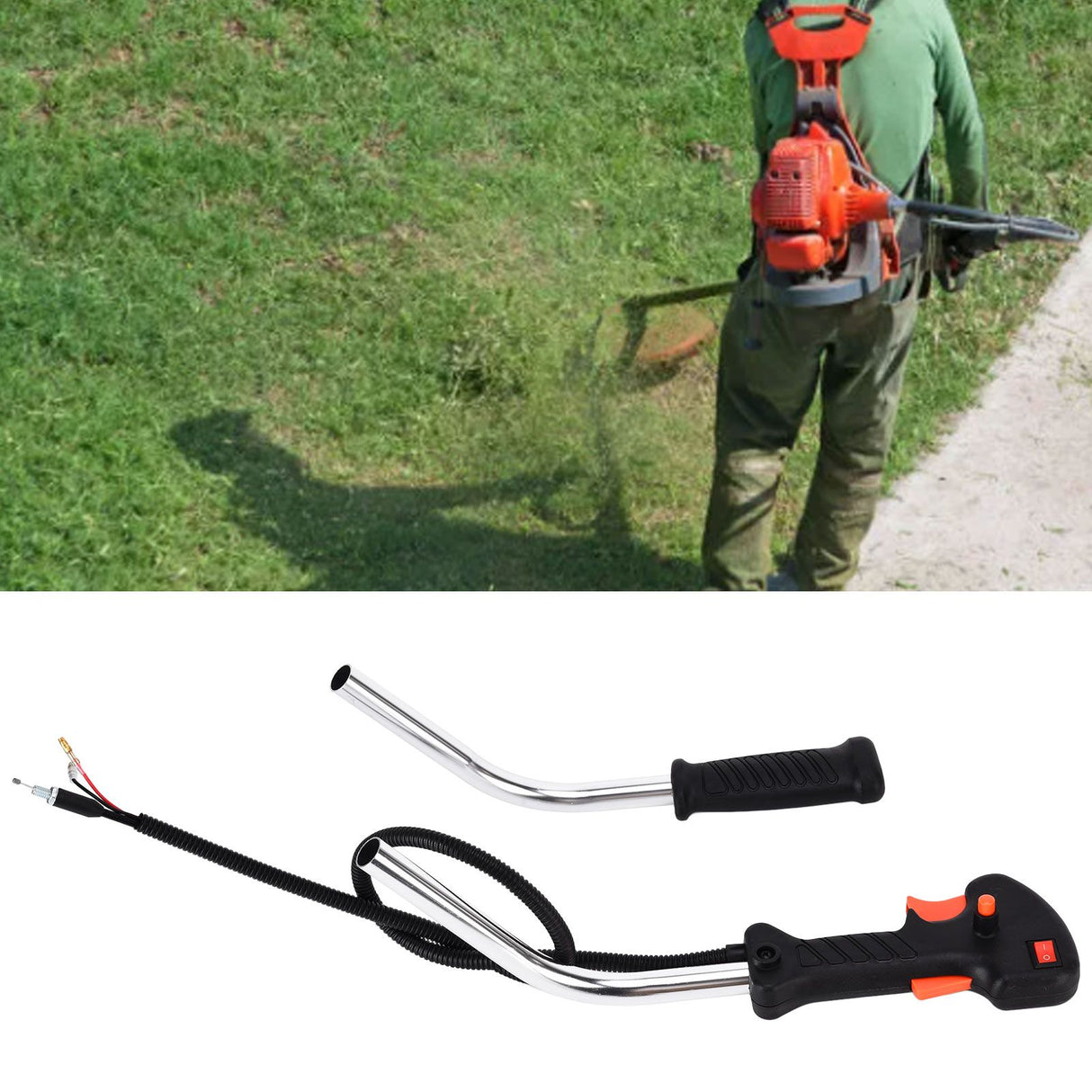 Handle Switch Tube Handle Switch Throttle Cable Lawn Mower Control Tool for Strimmer Brush Cutter