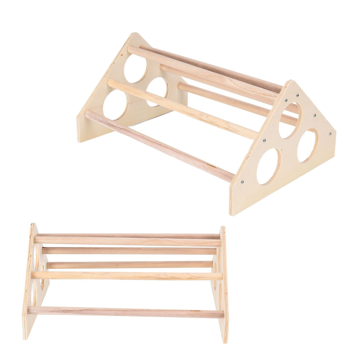 Pet Chicken Wood Stand Hand Made Small Chicken Roost Rack for Poultry House Home Farm