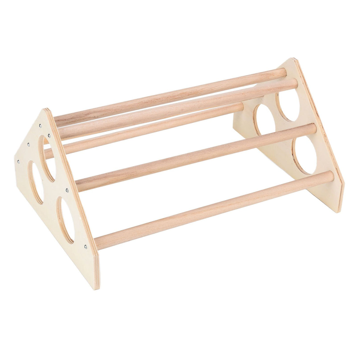 Pet Chicken Wood Stand Hand Made Small Chicken Roost Rack for Poultry House Home Farm
