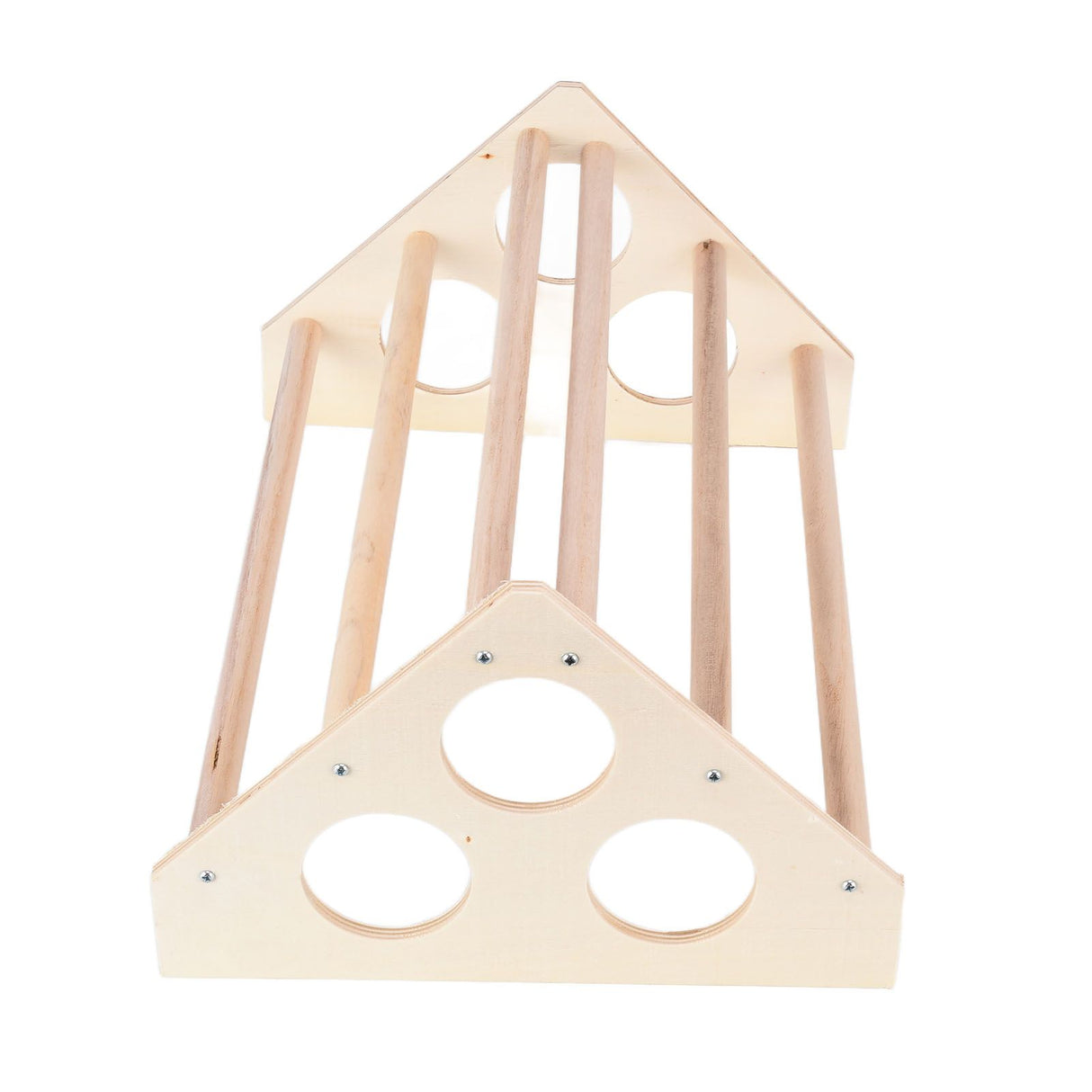 Pet Chicken Wood Stand Hand Made Small Chicken Roost Rack for Poultry House Home Farm