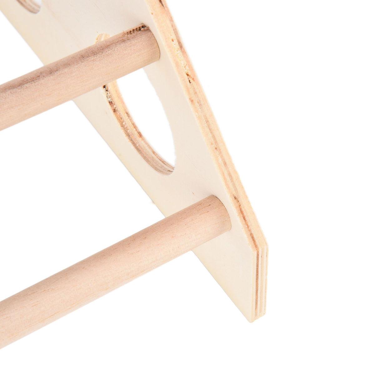 Pet Chicken Wood Stand Hand Made Small Chicken Roost Rack for Poultry House Home Farm