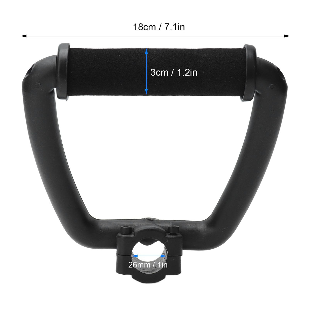 2Pcs Multifunctional Mower Handle Fit for GX35 HHT35S Lawn Mower Machine Hole Diameter 26mm