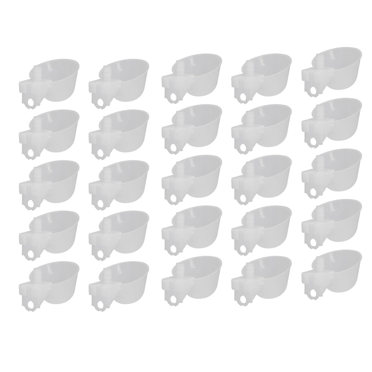 25 Set Hanging Chicken Waterer Automatic Drinking Bowl Cup Poultry Drinking Machine