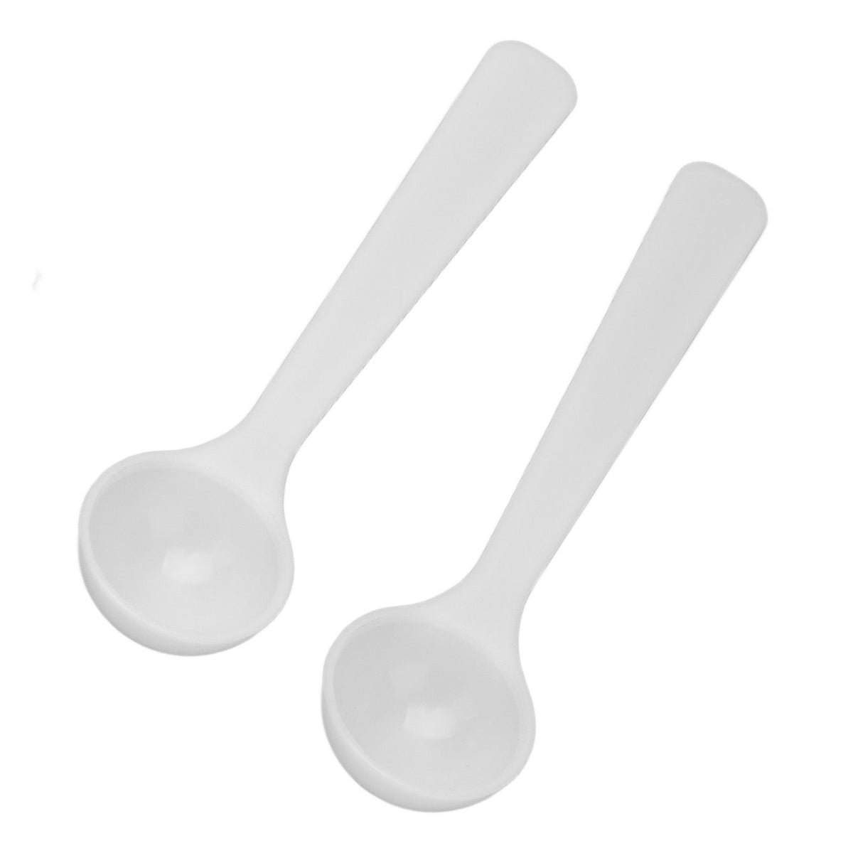 100Pcs Plastic Fertilizer Spoon 2ml/1g High Temperature Resistance Measuring Spoon for Gardening