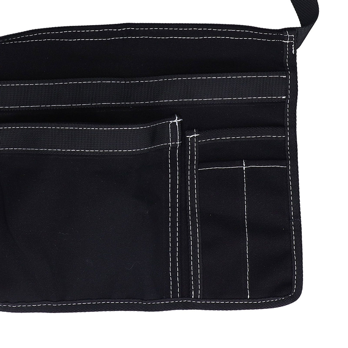 Tool Waist Bag Lightweight Multi Pocket Oxford Cloth Waist Tool Pouch for Garden Climbing OutdoorBlack