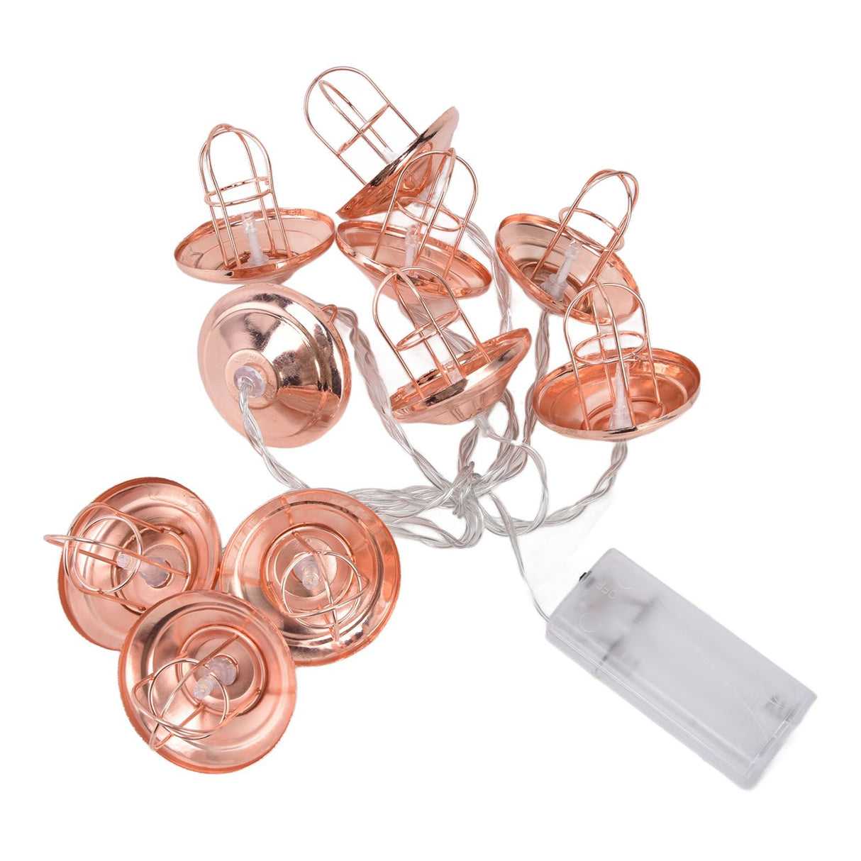 LED String Light Energy Saving Battery Operated LED Hollow String Lamp for Outdoor Picnic Camping
