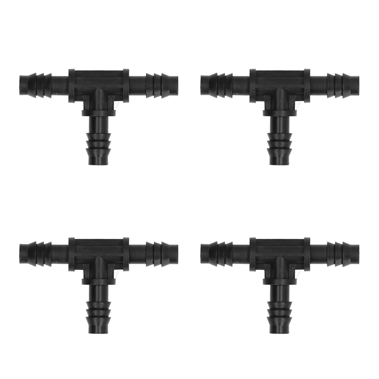 40pcs Irrigation Fitting Drip Irrigation Barbed Connector 8/12mm Tube Tee for Garden Lawn