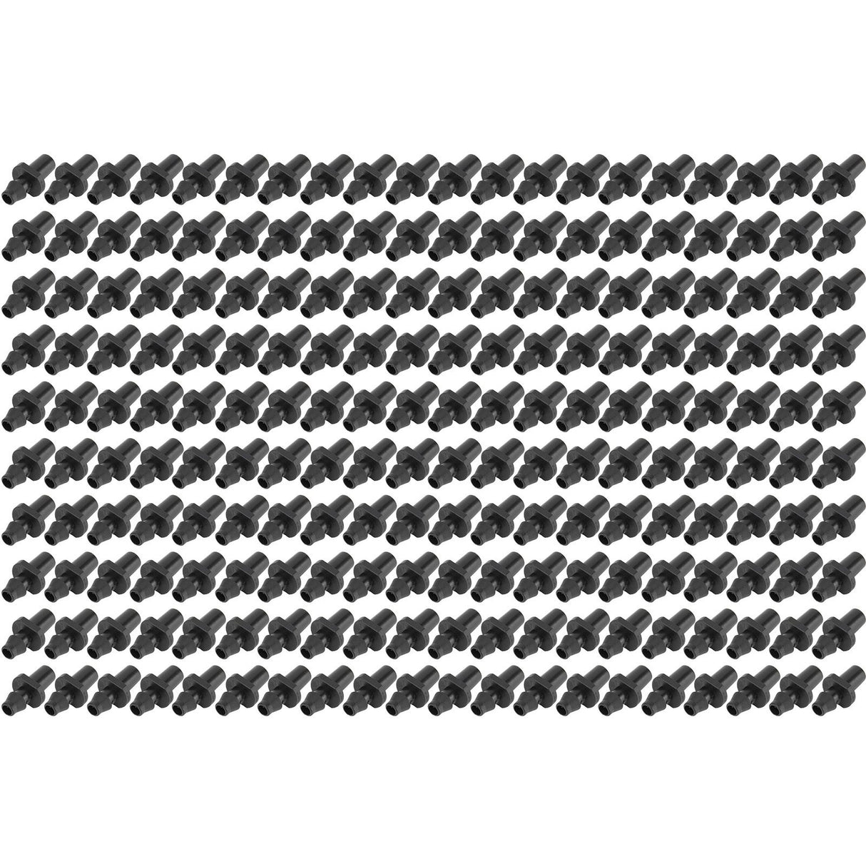 200Pcs/Set Drip Irrigation Barbed Coupling Fitting Connector Garden Watering Parts for 4/7mm Tube