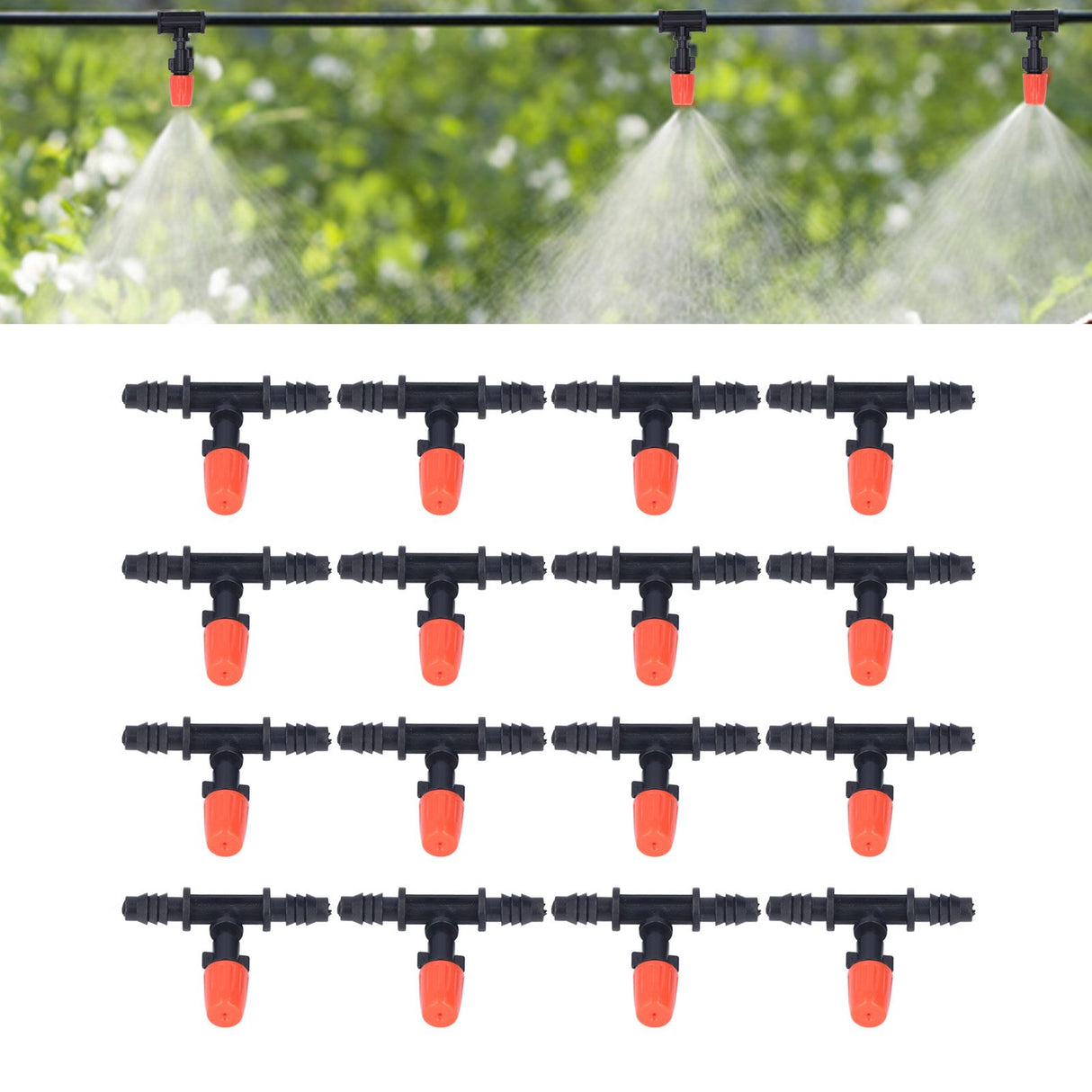 20pcs Drip Irrigation Nozzles Drip Irrigation Mister Heads for Garden Irrigation Agricultural Irrigation