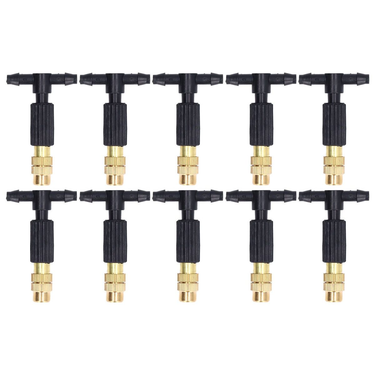 10pcs Atomizing Nozzles Removable Design Easy Installation Misting Spray Head for Greenhouse Seedling Cultivation