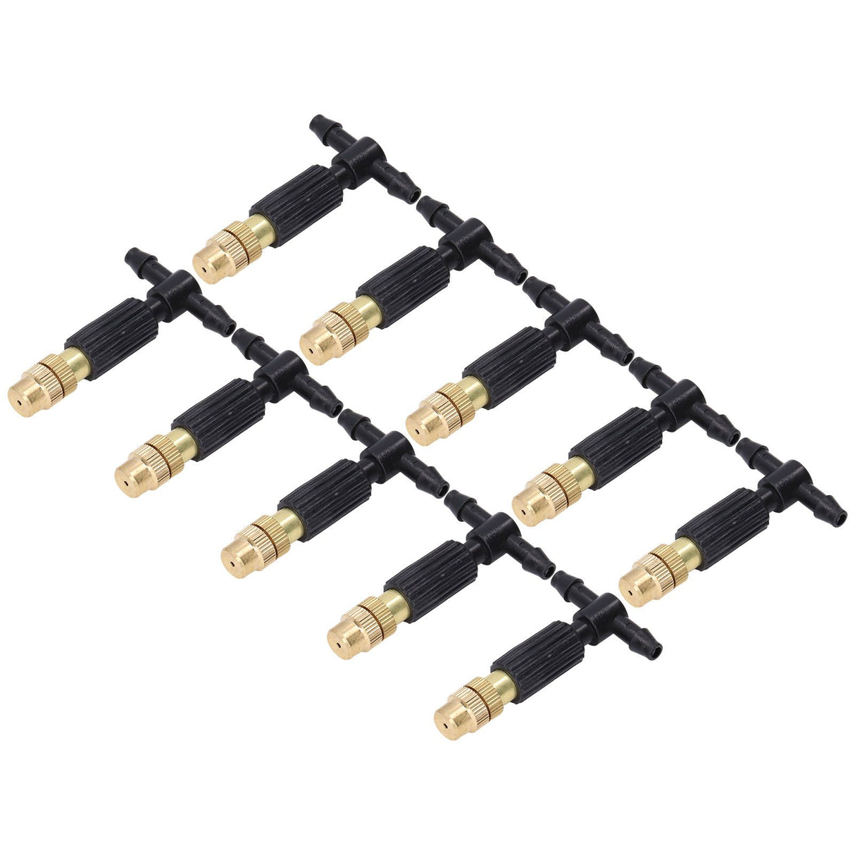 10pcs Atomizing Nozzles Removable Design Easy Installation Misting Spray Head for Greenhouse Seedling Cultivation