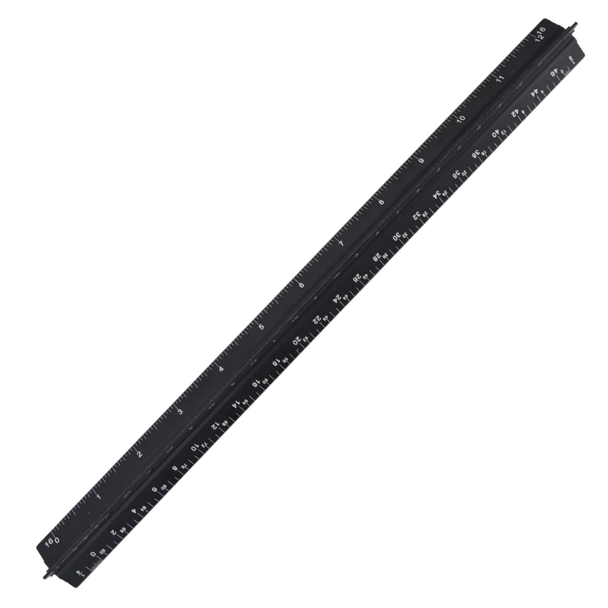 Triangular Ruler Aluminum Alloy Material Clear Reading Engraved Marking Durable Wearable Measuring Tools for DrawingSmall Scale Ruler