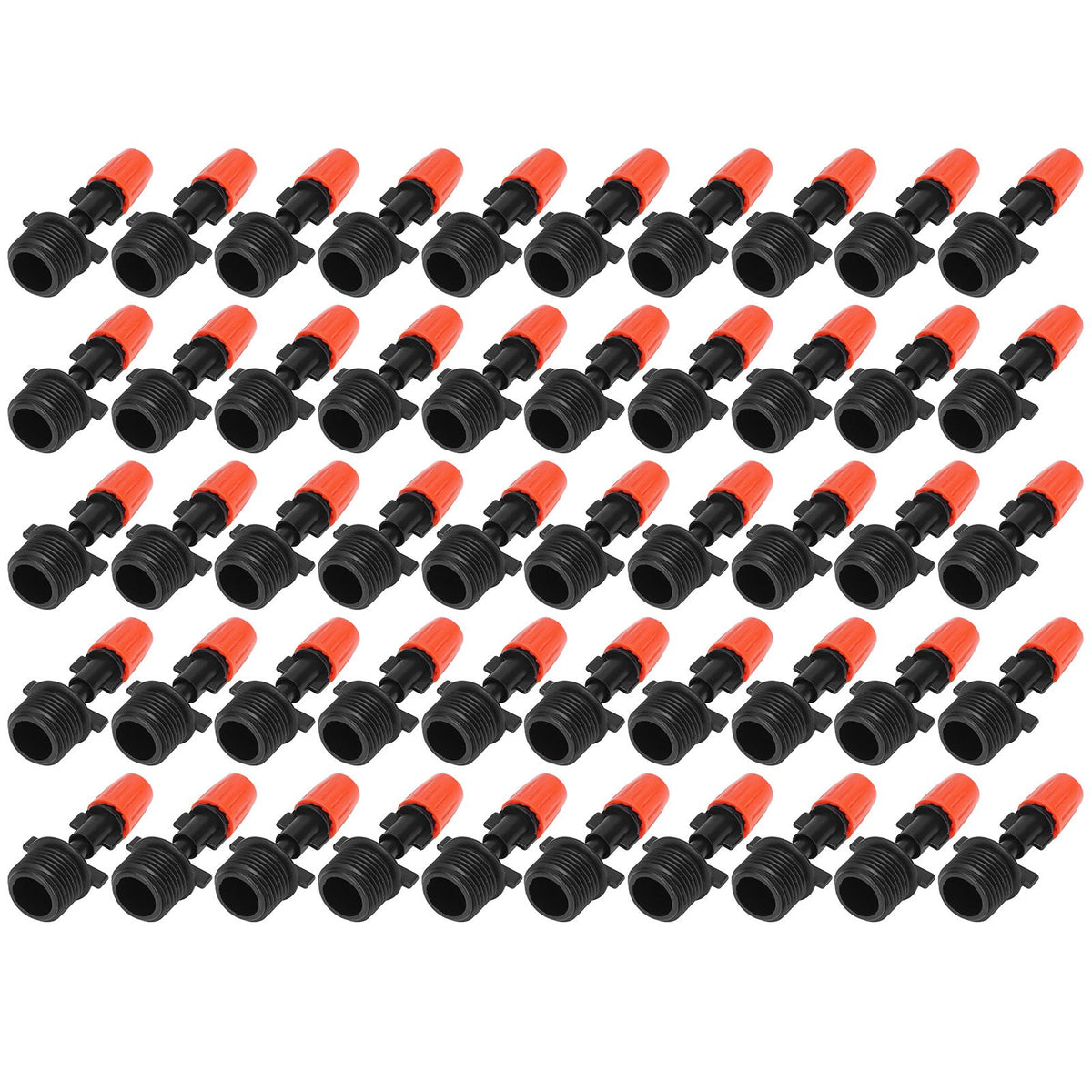 50pcs G1/2 Male Thread Misting Spray Nozzle Adjustable Water Spray Head Atomizing Nozzle for Garden Irrigation