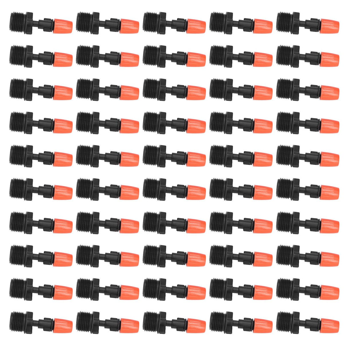 50pcs G1/2 Male Thread Misting Spray Nozzle Adjustable Water Spray Head Atomizing Nozzle for Garden Irrigation