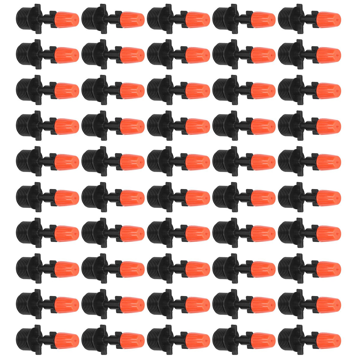 50pcs G1/2 Male Thread Misting Spray Nozzle Adjustable Water Spray Head Atomizing Nozzle for Garden Irrigation