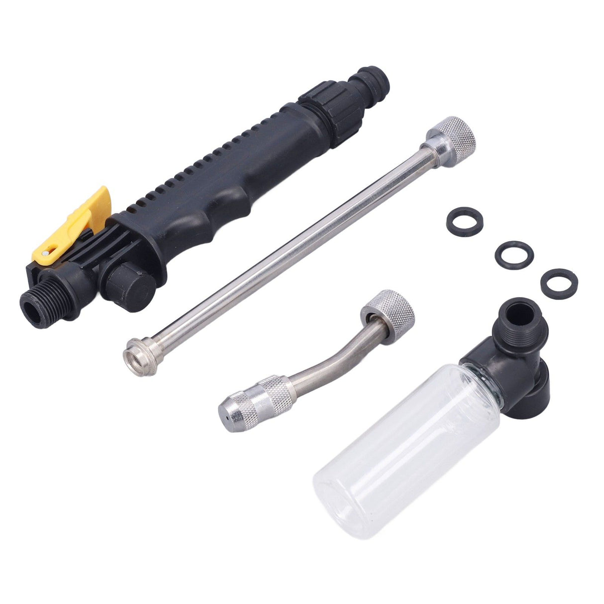 Jet Washer High Pressure Super Impact Detachable Adjustable Foam Water Sprayer for Garden Watering Car Washing