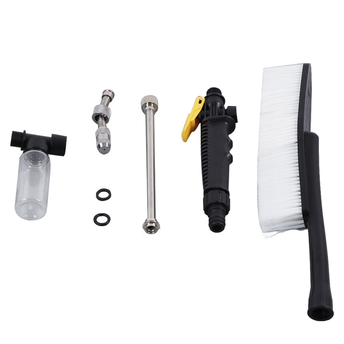 G3/4 High Pressure Power Washer Wand with Brush Adjustable Nozzle Flexible Power Washer Wand for Car Wash