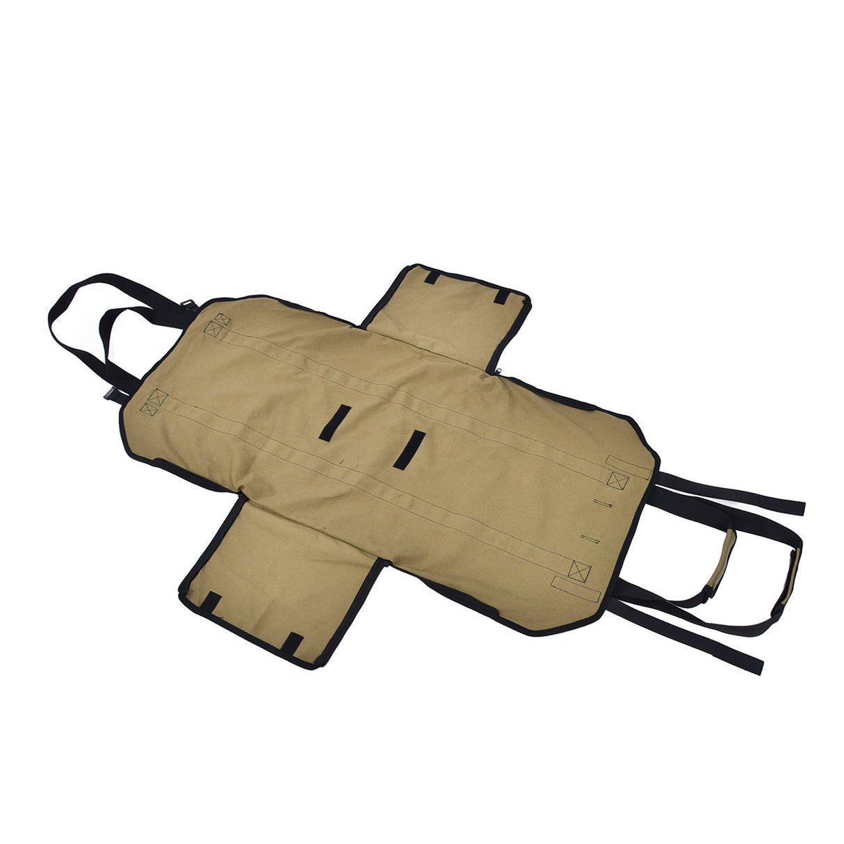 Large Capacity Firewood Storage Bag Basket Oxford Cloth Outdoor Camping Wood Log CarrierKhaki
