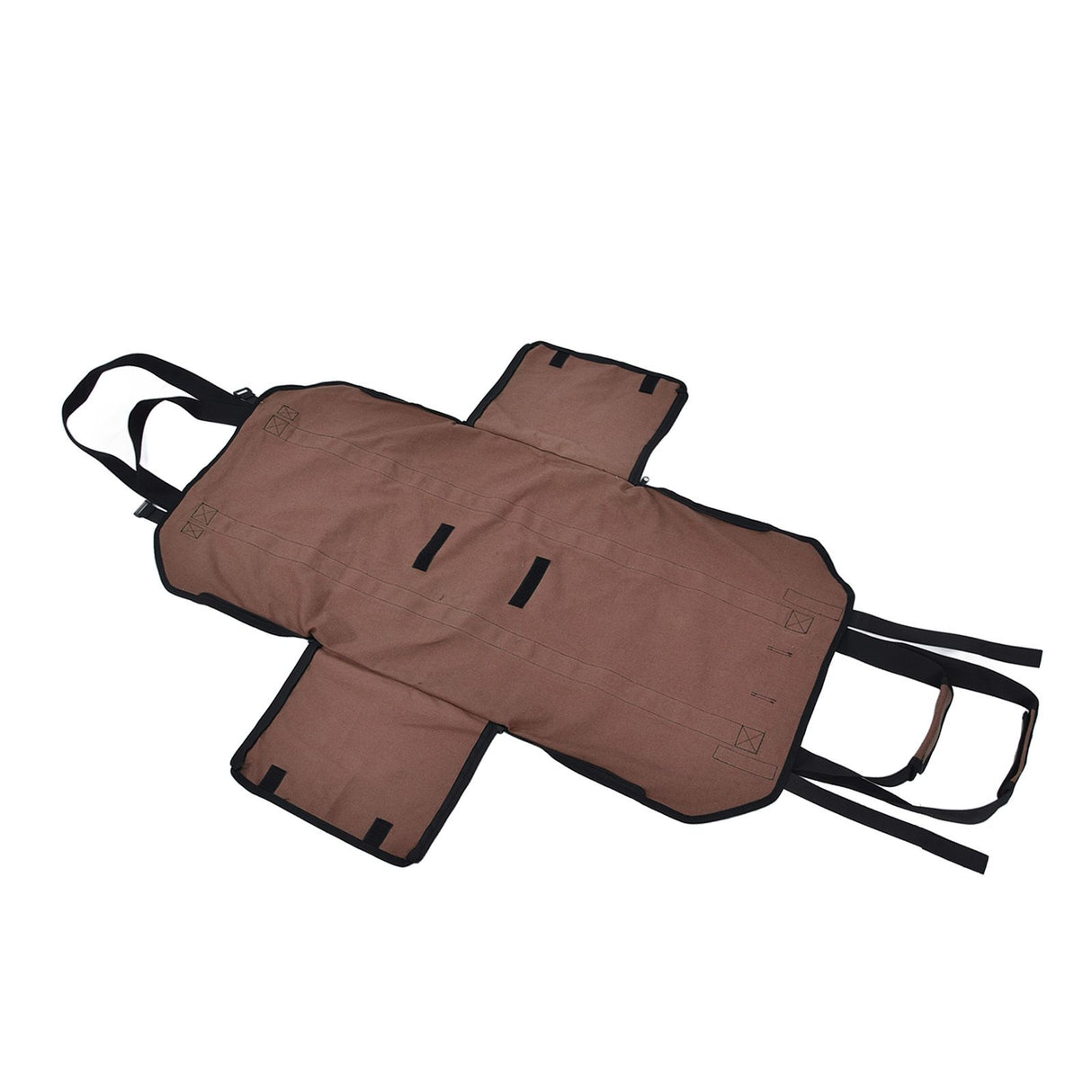 Large Capacity Firewood Storage Bag Basket Oxford Cloth Outdoor Camping Wood Log CarrierBrown