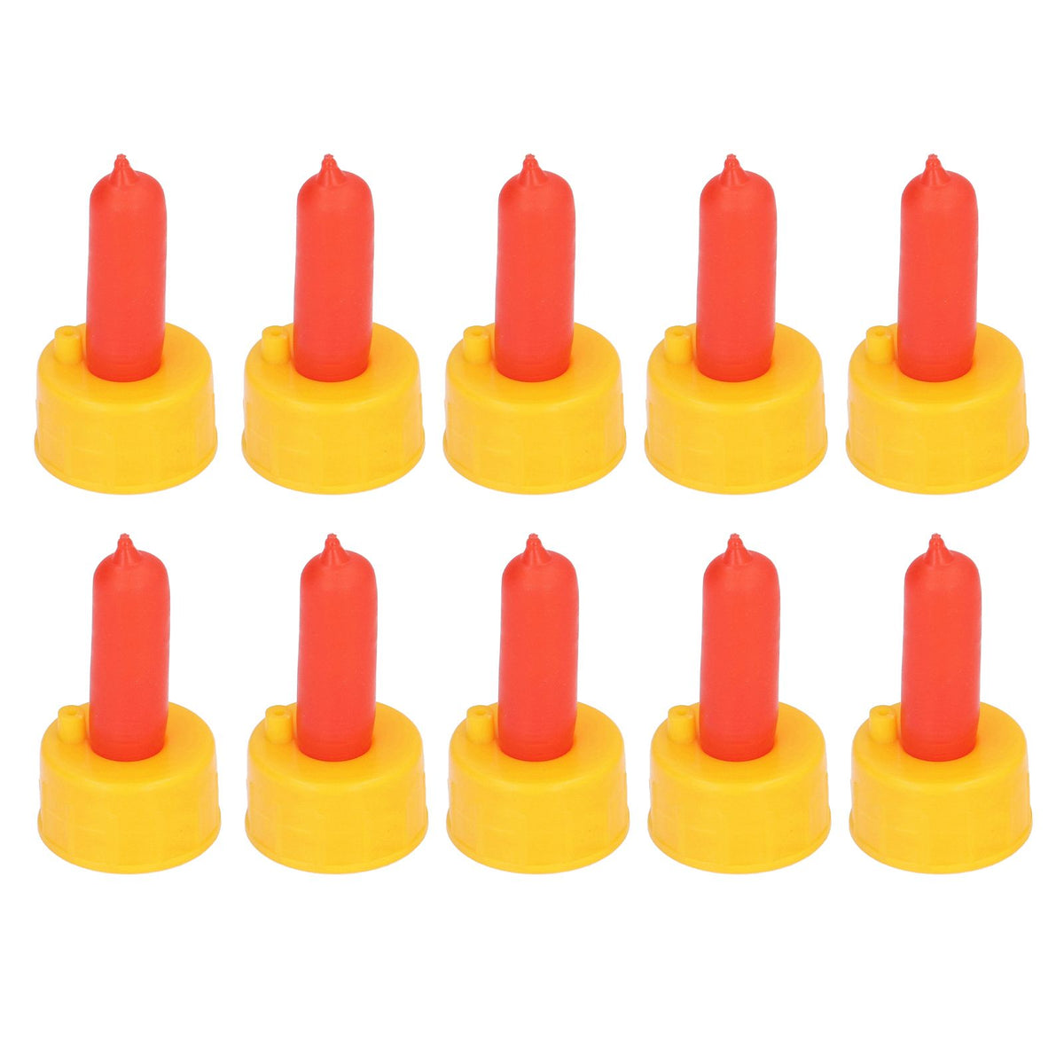 10Pcs Lamb Milk Drink Nipple Sheep Nursing Feeder Nipple for Orphaned Small Animal Feed Red