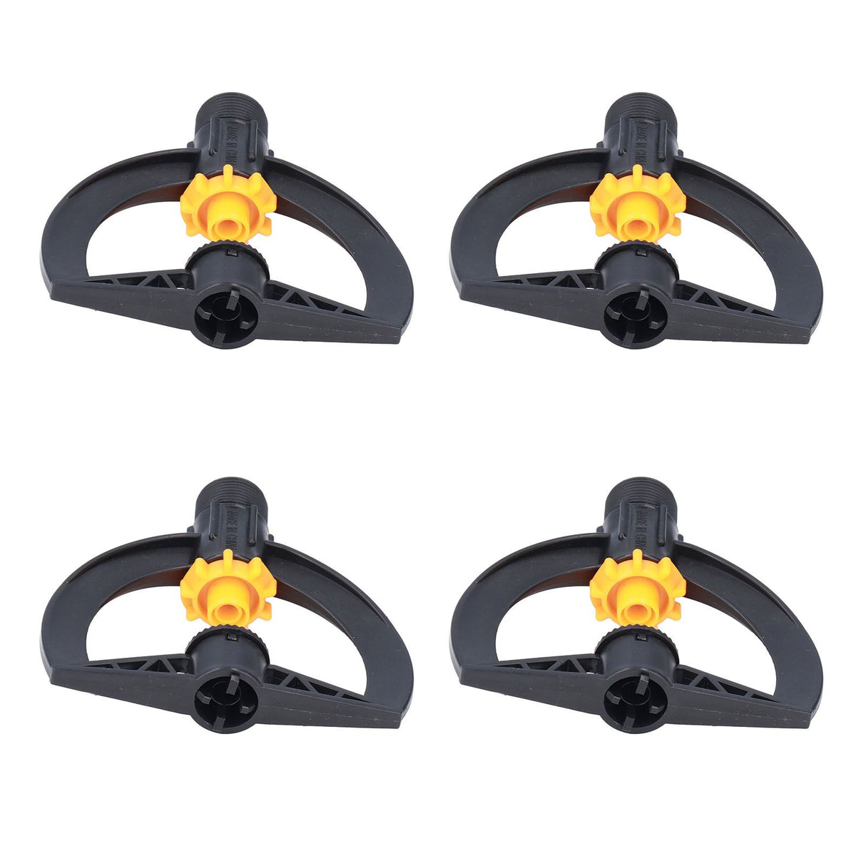 6pcs Irrigation Sprinkler Nozzle G3/4 Male Thread Plastic Black for Agricultural Base Greenhouse