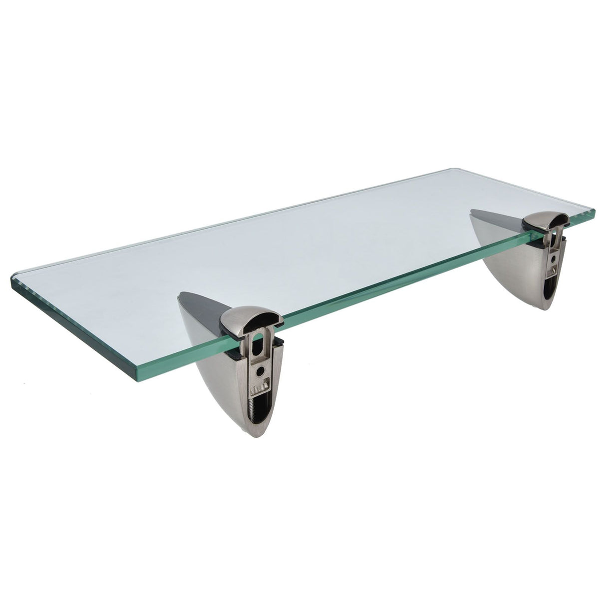 Bathroom Glass Shelf WallMounted Zinc Alloy Storage Rack Bathroom Accessory for Home
