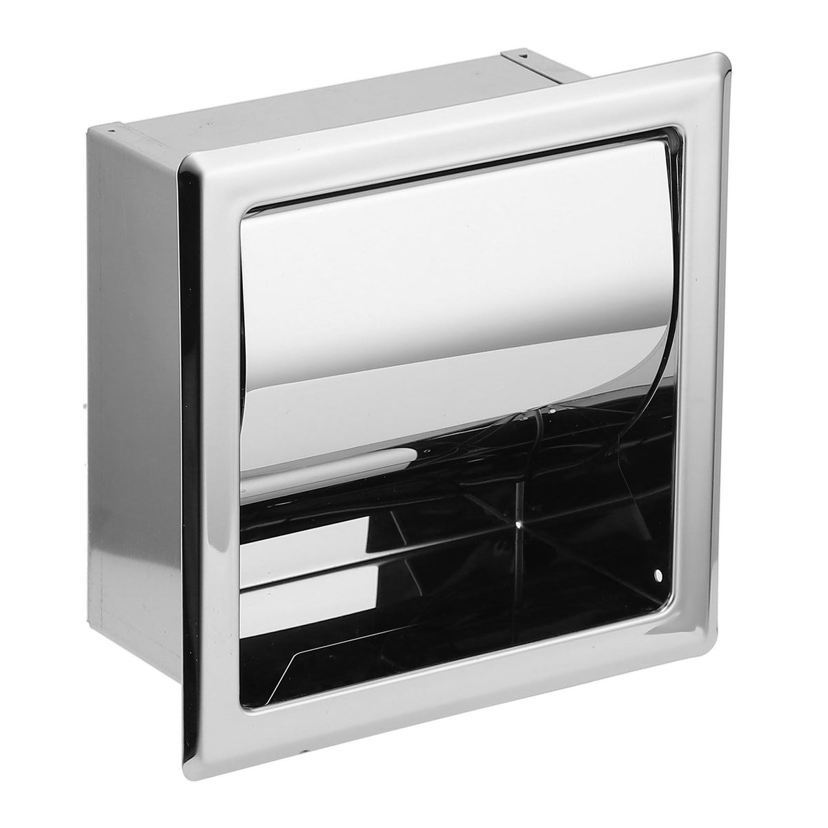 Mirror Surface Toilet Paper Holder Stainless Steel Paper Towel Rack Toilet Tissue Rack for Home Hotel Bathroom