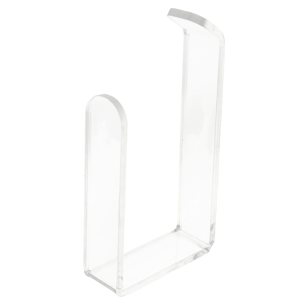 Toilet Paper Holder No Drilling Acrylic Transparent Wall Mount Toilet Paper Roll Holder for Bathroom Kitchen