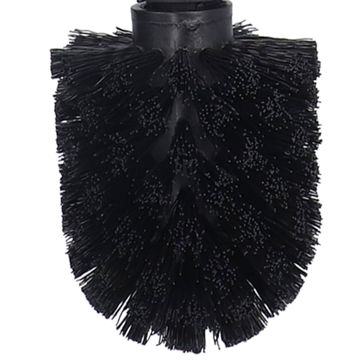 Toilet Brush with Holder Stainless Steel Long Handle Toilet Bowl Brush Soft Toilet Brush Toilet Cleaning Brush SetBlack