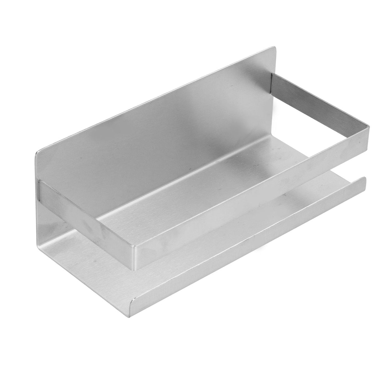 Stainless Steel Shower Rack Waterproof Anti Rust No Drilling Wall Mounted Shower Shelf with Brushed Finish