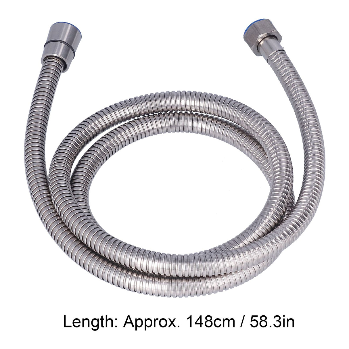 148cm Stainless Steel Shower Hose Flexible Shower Head Connection Shower Tube for Bathroom Home