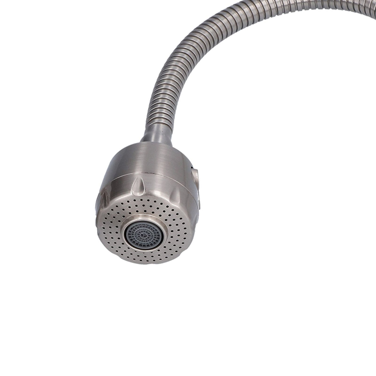 Stainless Steel Universal Water Faucet Bathroom Basin Sink Hot and Cold Water Tap with 2 Gear for Home Kitchen