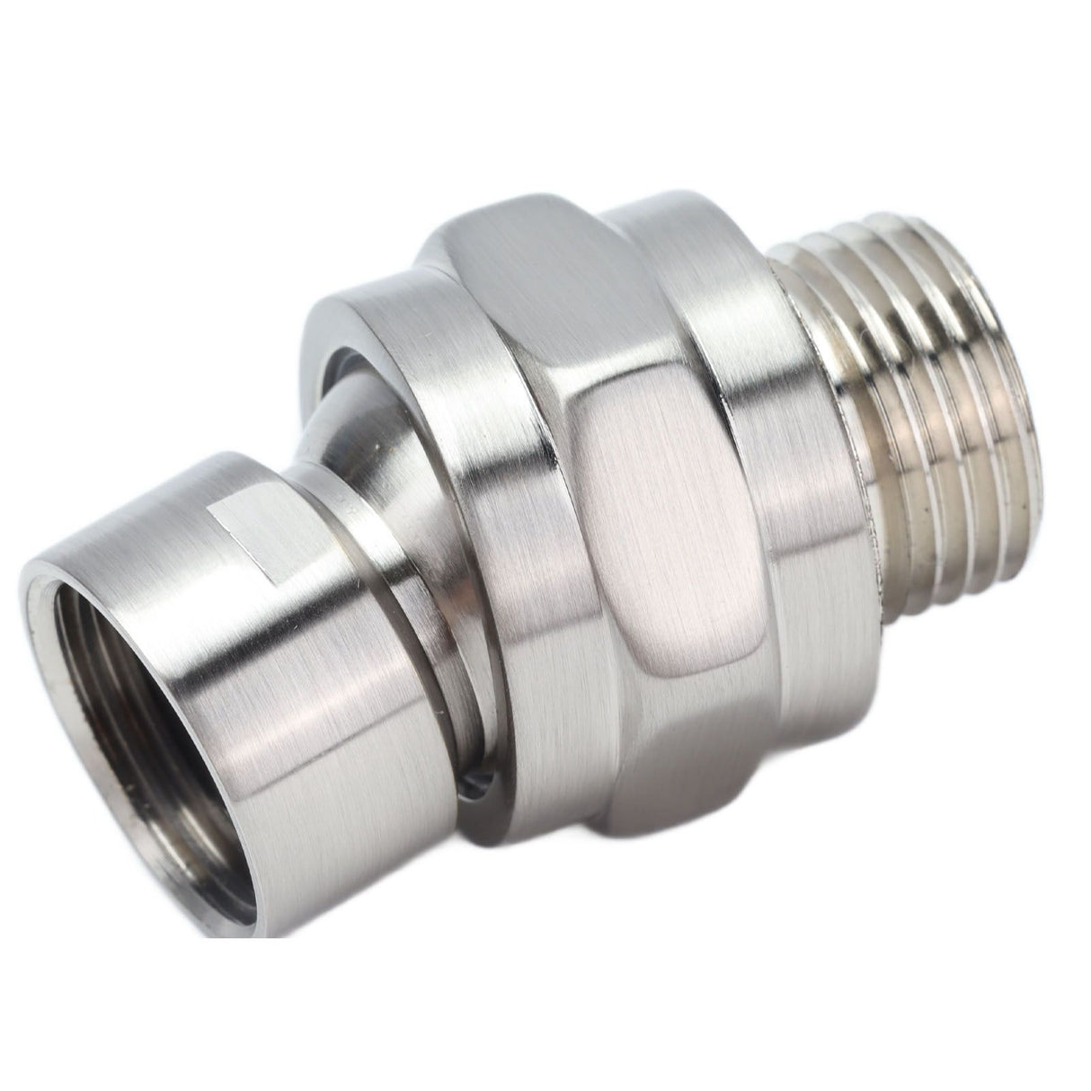 G1/2 Shower Head Adapter Copper Shower Diverter Valve for Home Bathroom Top Spray Accessories Brushed