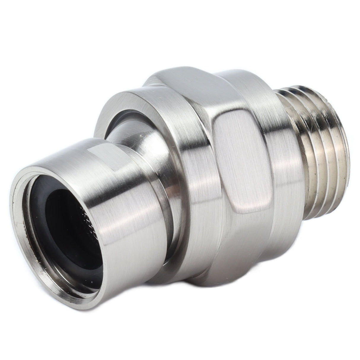 G1/2 Shower Head Adapter Copper Shower Diverter Valve for Home Bathroom Top Spray Accessories Brushed
