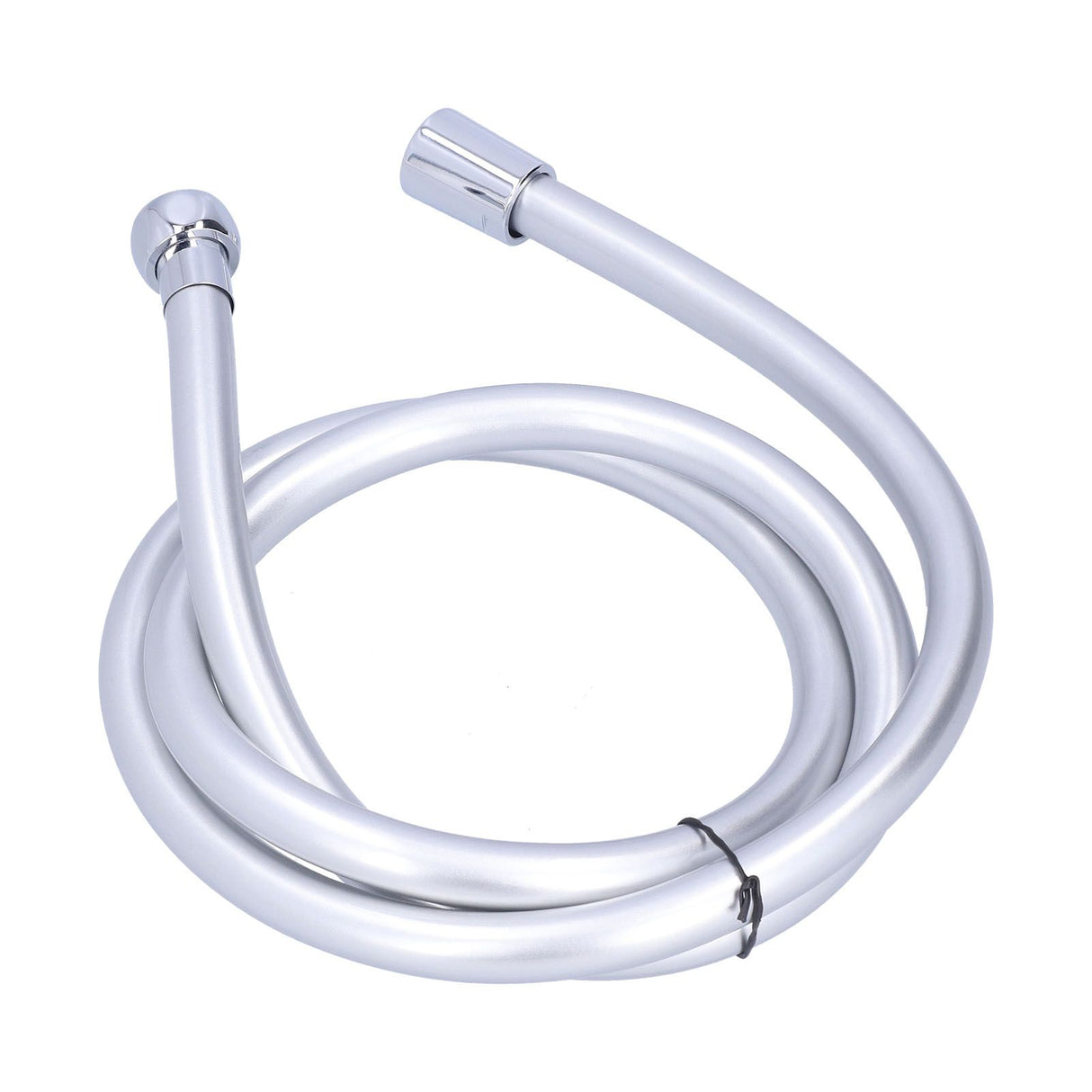 PVC Shower Hose 1.5m Shower Head Hose Water Heater Hose Smooth Explosion Proof Silver for Bathroom