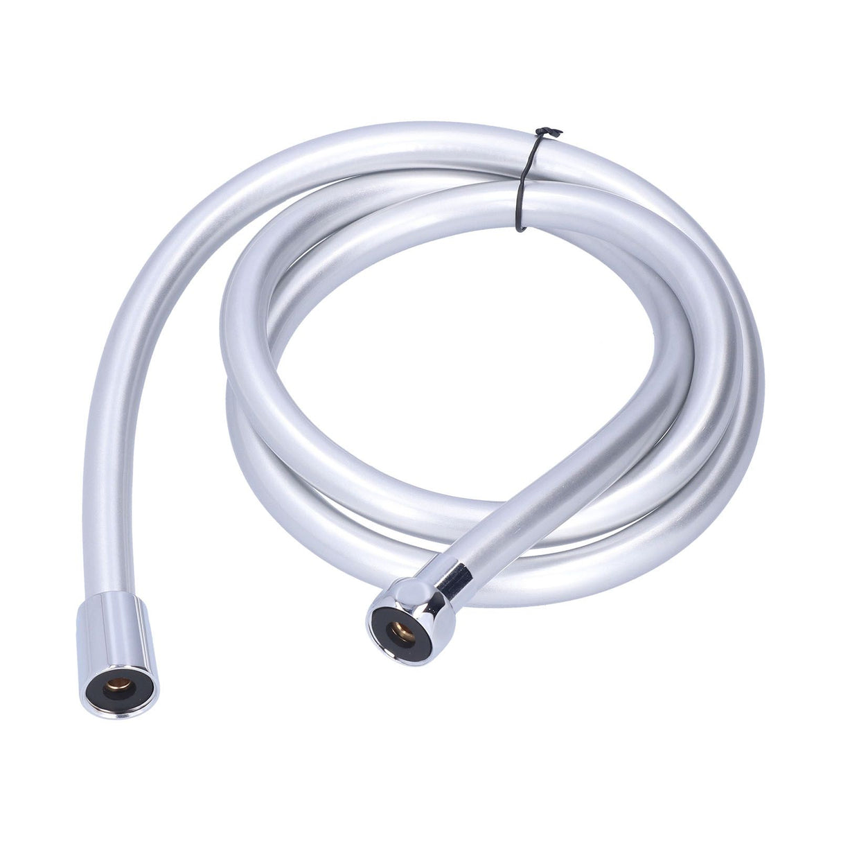 PVC Shower Hose 1.5m Shower Head Hose Water Heater Hose Smooth Explosion Proof Silver for Bathroom