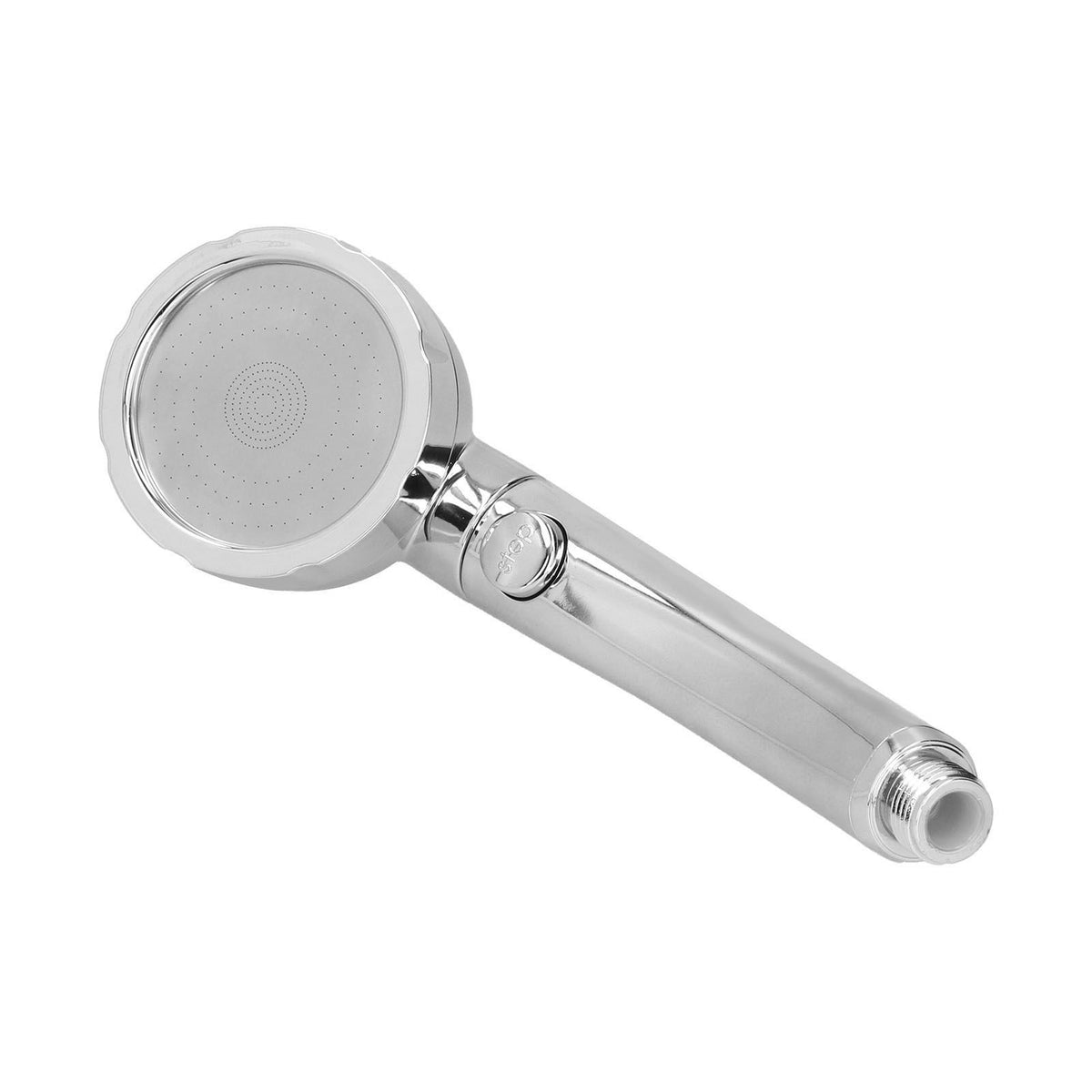 Shower Head Portable Handheld 360 Degree Rotating Three Modes Pressure One Button Water Stop Shower