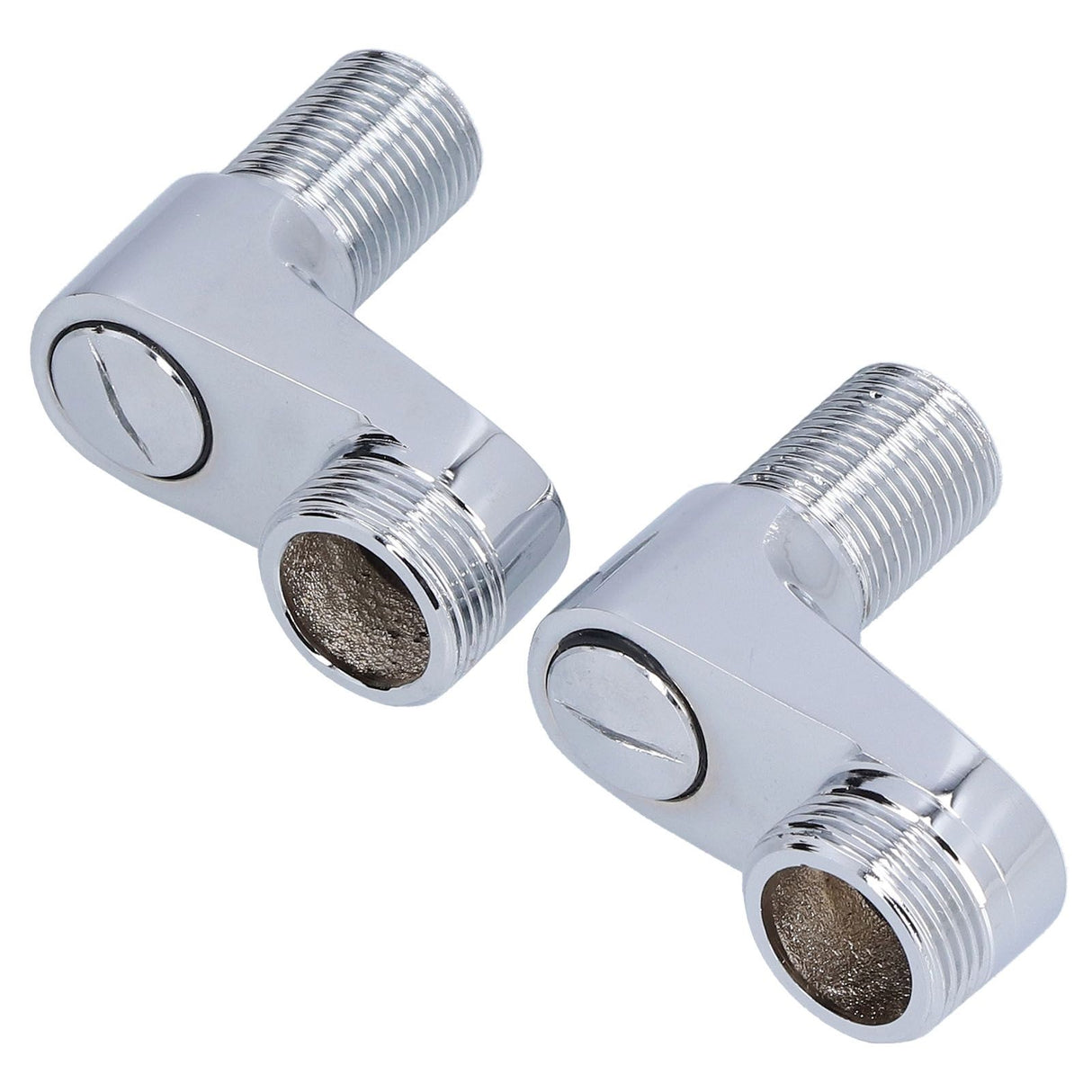 G1/2 to G3/4 Shower Mixer Faucet Swing Arm Adapter Cold Hot Water Pipe Fixed Accessory for Bathroom
