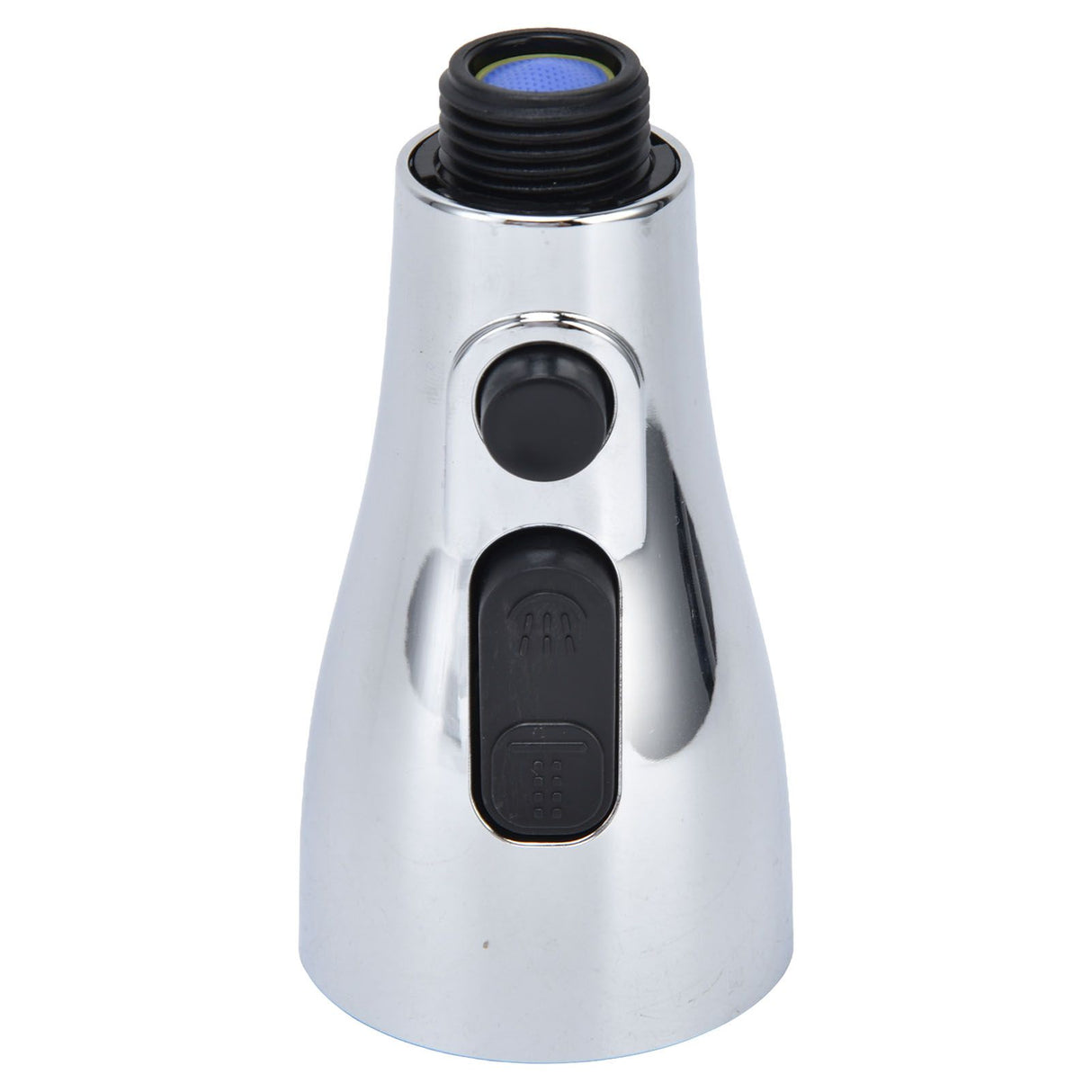 Faucet Spray Head G1/2 Brushed Silver 3 Functions Pull Down Sprayer Nozzle for Kitchen01 Type