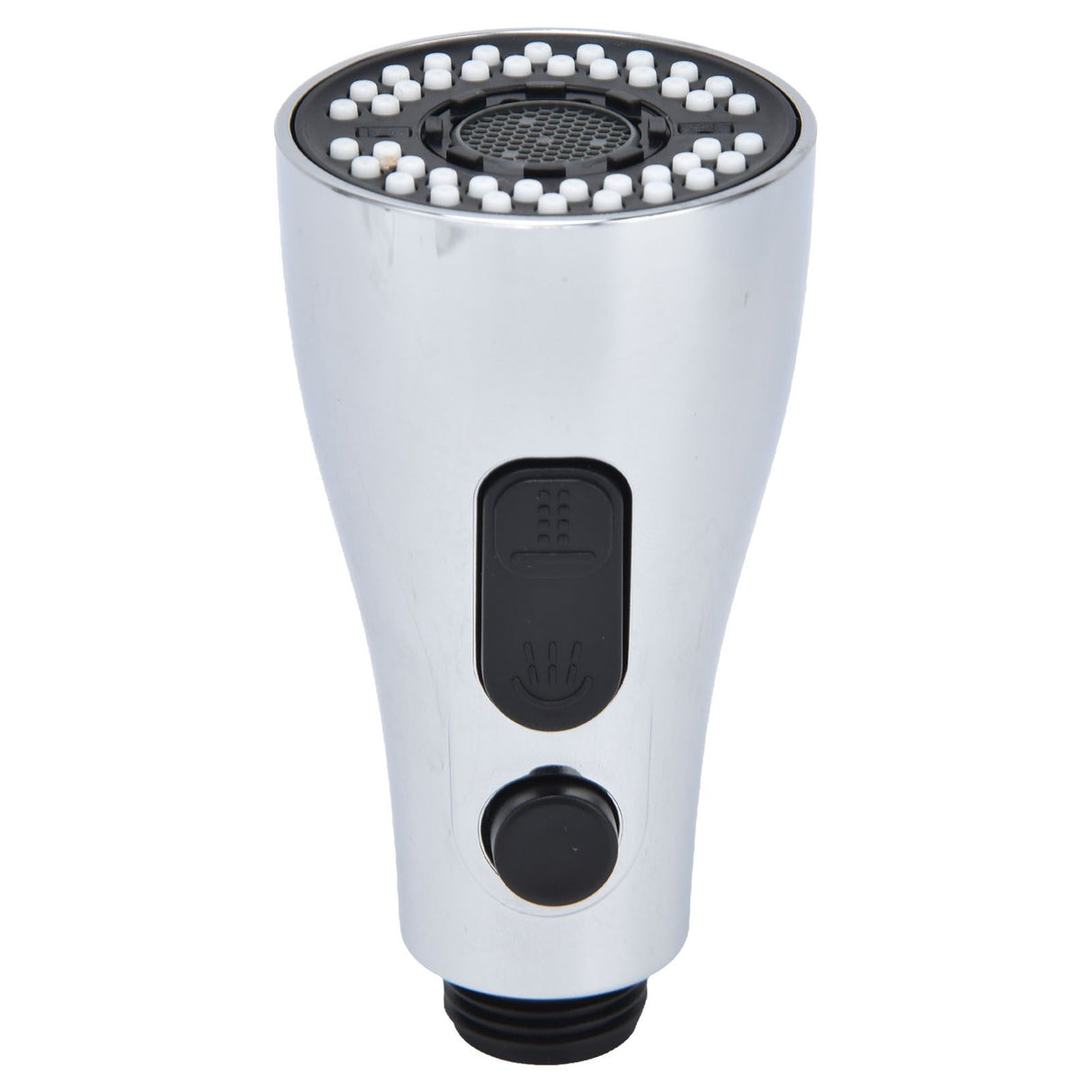 Faucet Spray Head G1/2 Brushed Silver 3 Functions Pull Down Sprayer Nozzle for Kitchen01 Type