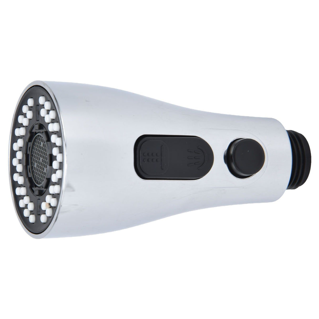 Faucet Spray Head G1/2 Brushed Silver 3 Functions Pull Down Sprayer Nozzle for Kitchen01 Type