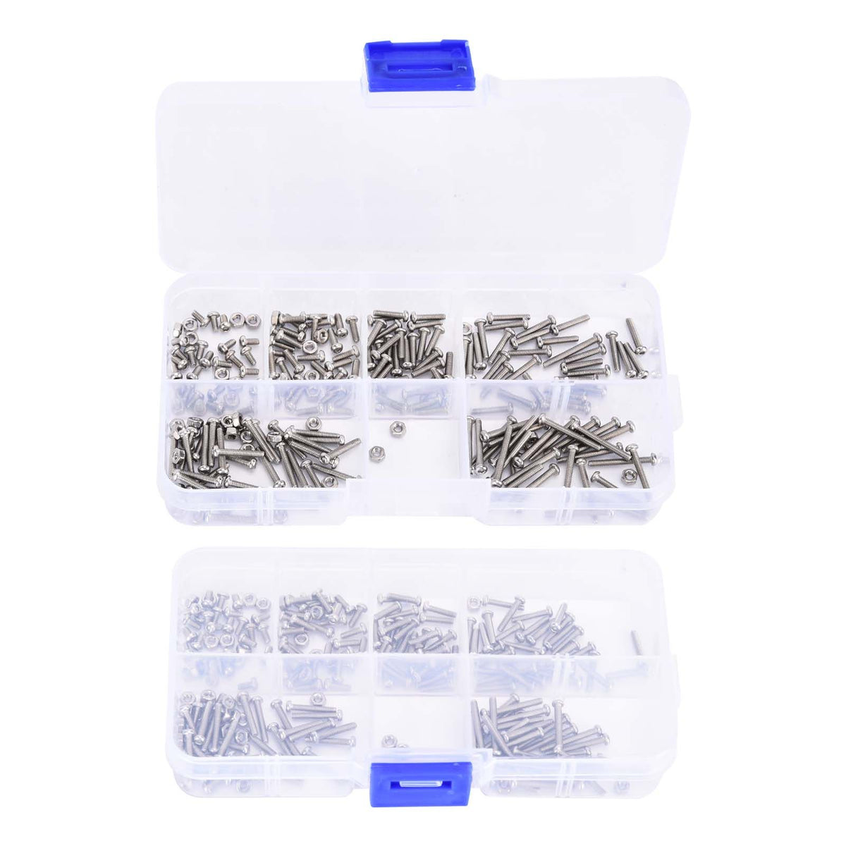 230Pcs Screw Nut Combination Set Stainless Steel M2 Small Volume Tool Accessories230Pcs