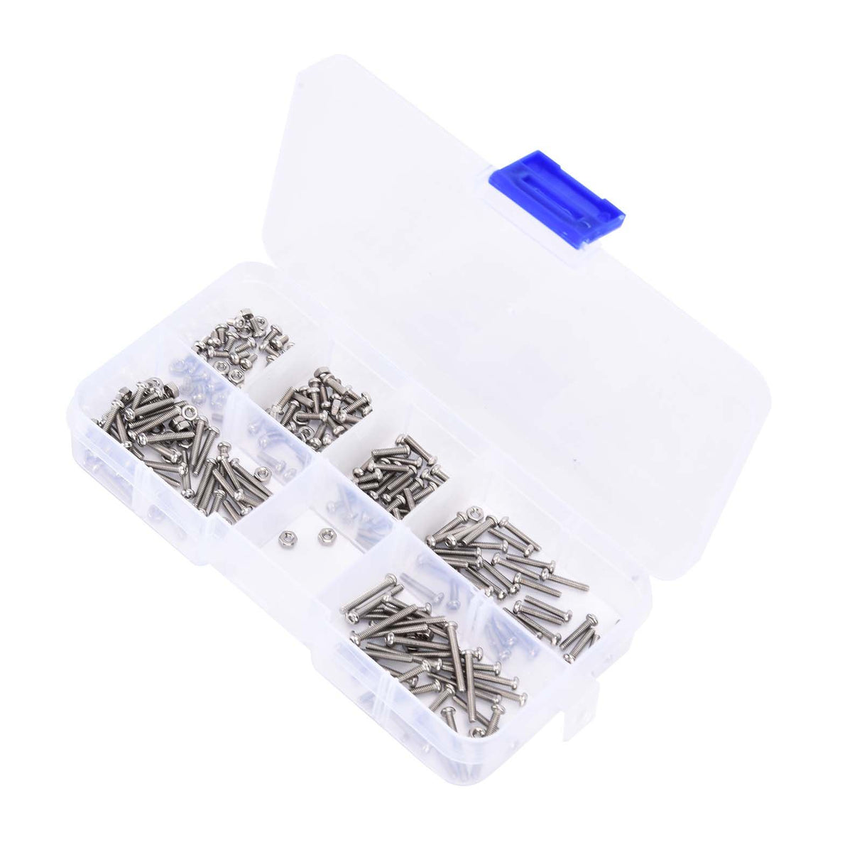230Pcs Screw Nut Combination Set Stainless Steel M2 Small Volume Tool Accessories230Pcs