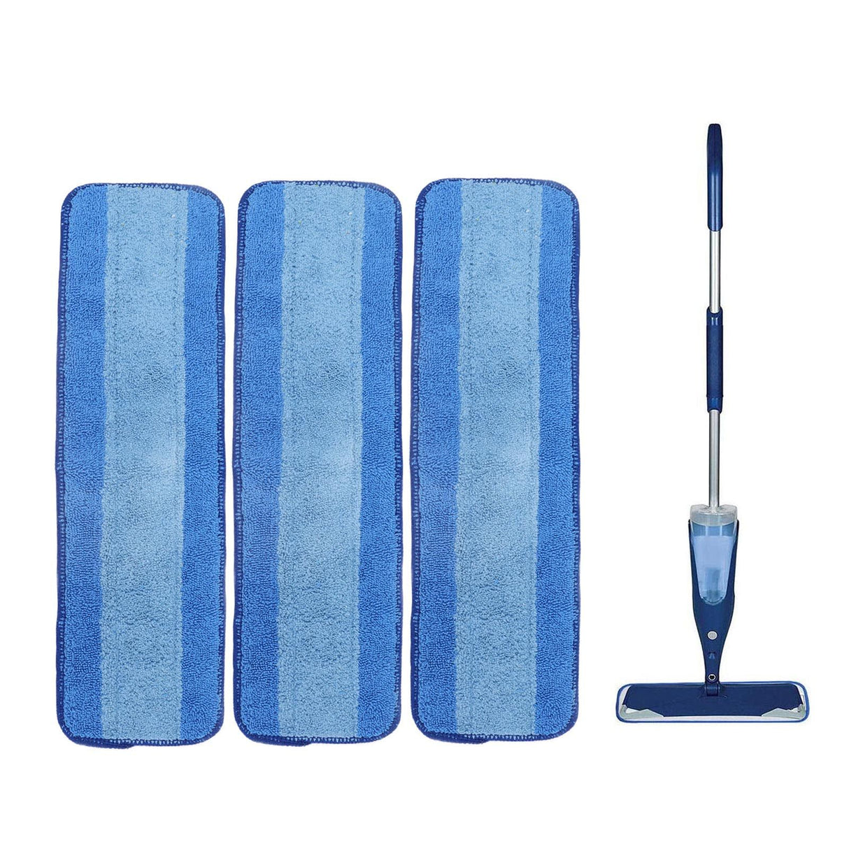3PCS Wet Dry Dual Use Mop Cloth Refills Reusable Microfiber Mop Pad for Bona Mop Floor Cleaning
