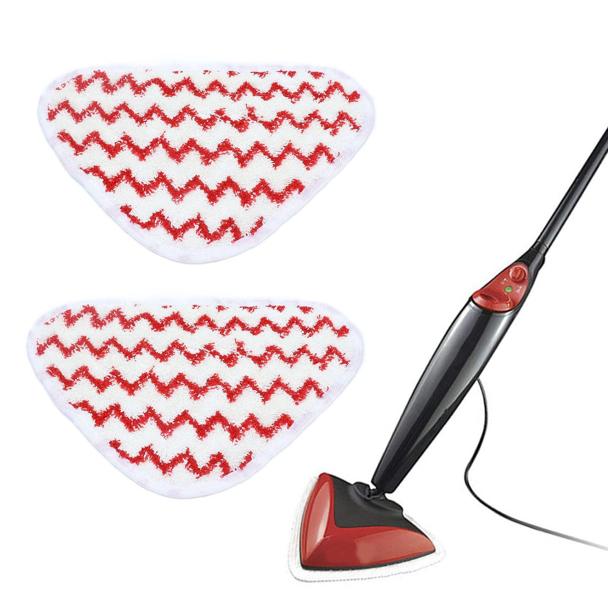 2PCS Microfiber Mop Cleaning Pad Mopping Cloth Replacement Parts Fit for Vileda Steam Mops